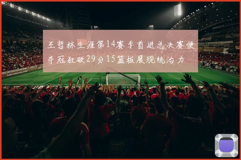 王哲林生涯第14赛季首进总决赛便夺冠狂砍29分15篮板展现统治力